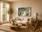 Half Moon Bay Summer Wall Art | California Cypress Tree Tunnel Painting