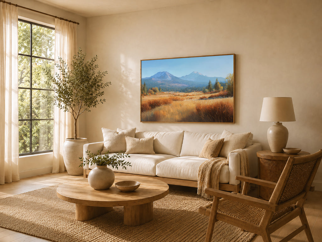 Lassen Volcanic National Park Fall Wall Art | California Landscape Painting