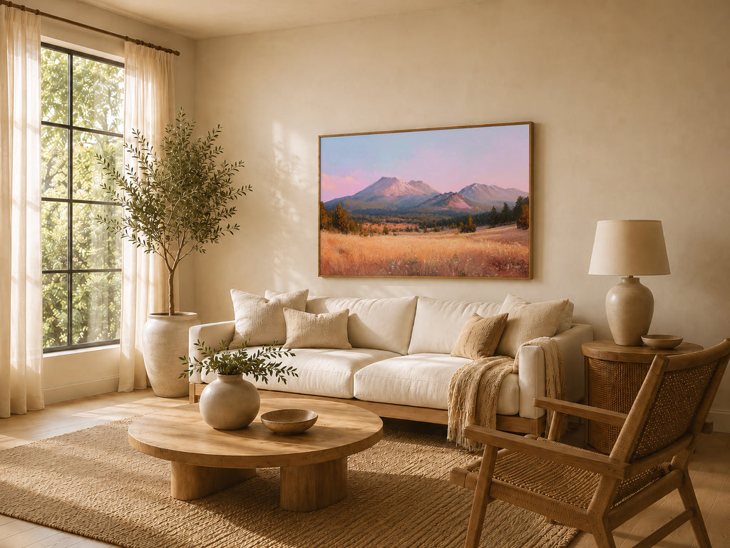 Lassen Volcanic National Park Summer Sunrise Wall Art | California Landscape Painting