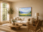 Waterton Lakes National Park Spring Wall Art | Canada Lakeside Painting