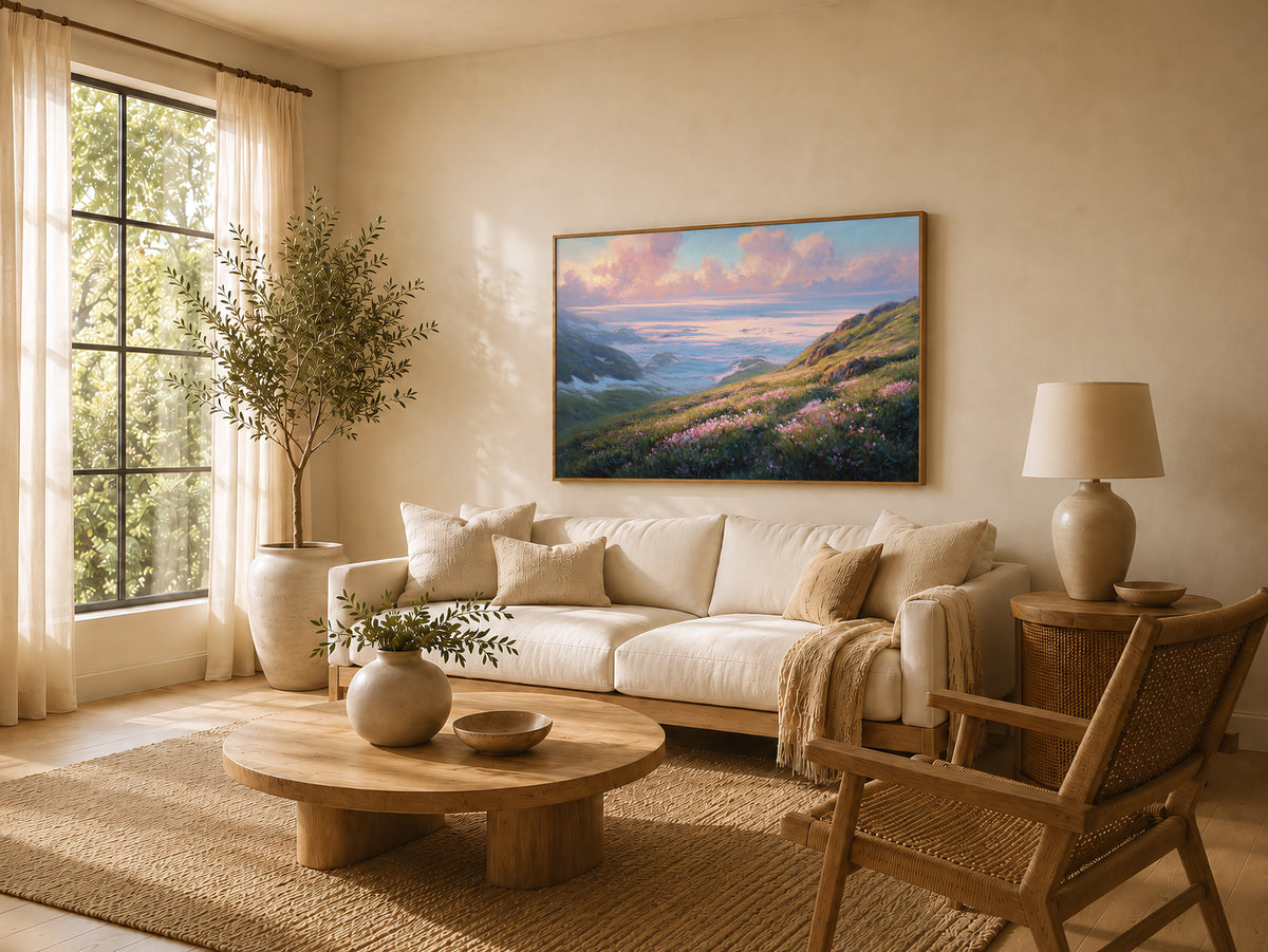 Harding Icefield Summer Sunrise Wall Art | Kenai Fjords National Park Alaska Landscape Painting