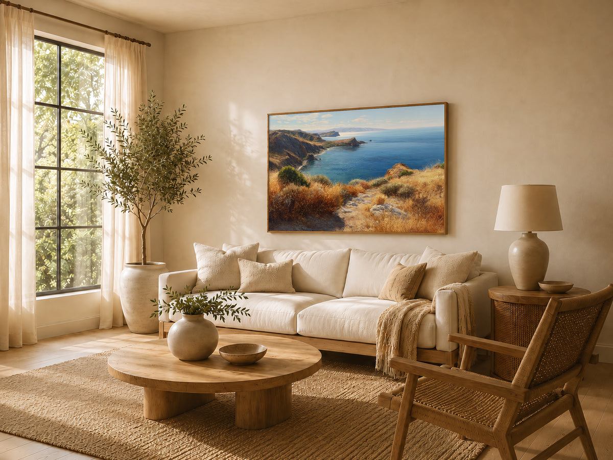 Channel Islands National Park Summer Wall Art | California Coastal Landscape Painting