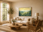 Adirondack Mountains Summer Sunset Wall Art | New York Mountain Painting
