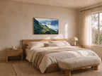 Harding Icefield Summer Wall Art | Kenai Fjords National Park Alaska Landscape Painting
