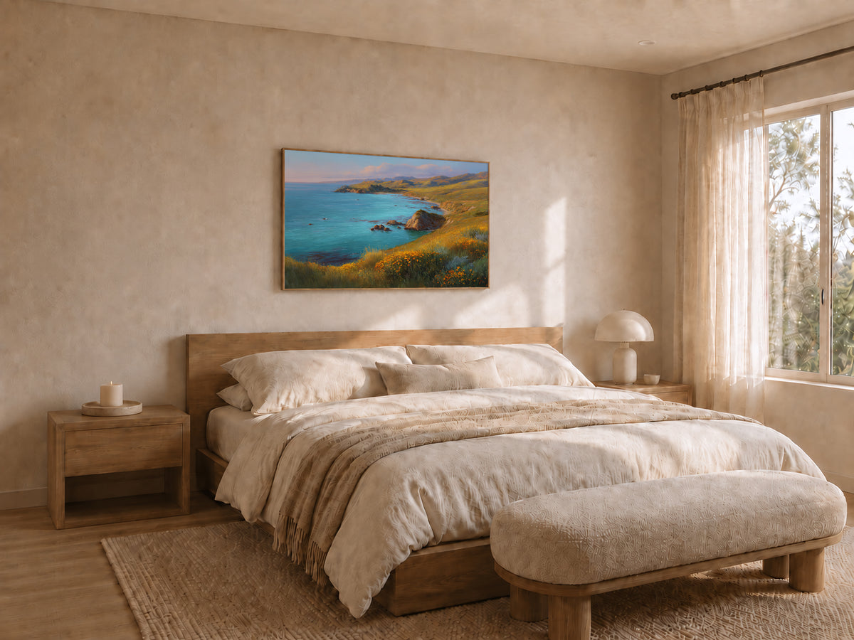Channel Islands National Park Spring Sunrise Wall Art | California Coastal Landscape Painting