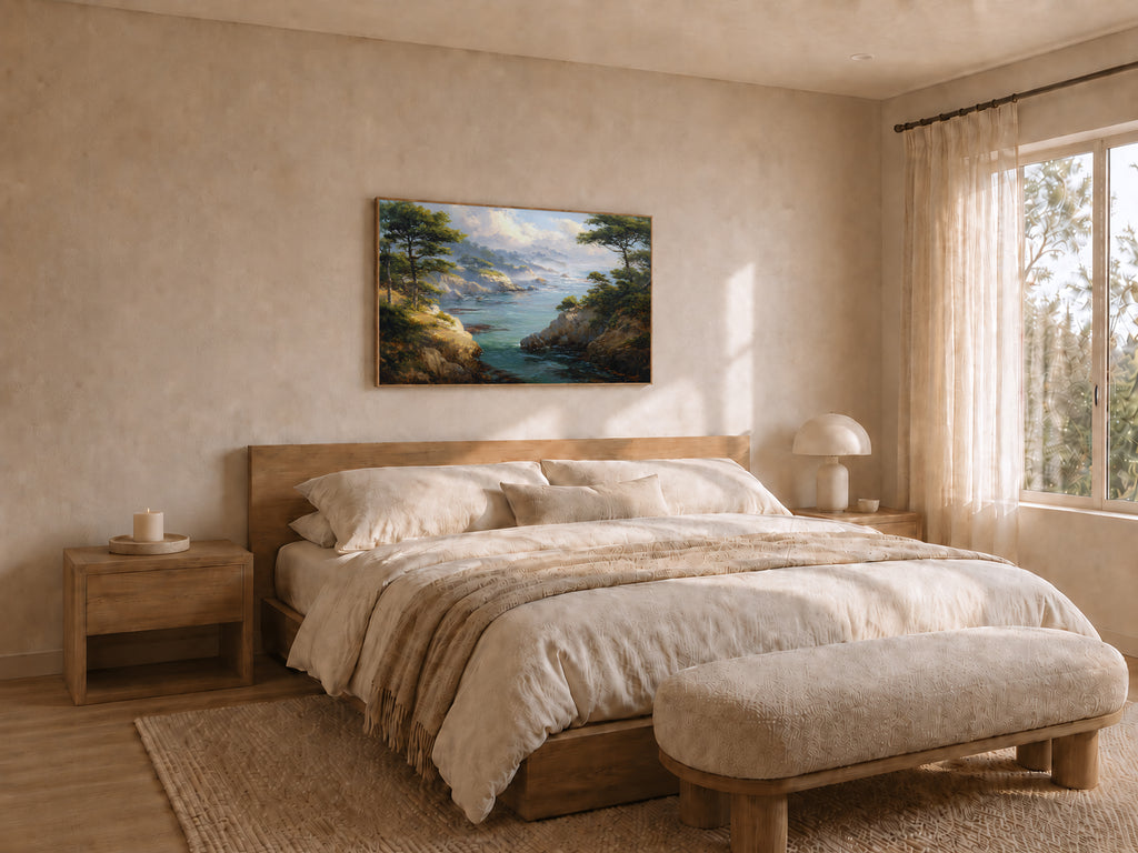 Point Lobos Winter Wall Art | California Monterey Coastal Landscape Painting