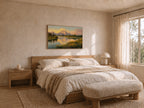 Oxbow Bend Spring Sunset Wall Art | Grand Teton National Park Wyoming Landscape Painting