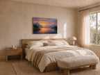 Grand Teton National Park Summer Sunset Wall Art | Wyoming Mountain Landscape Painting