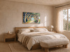 Half Moon Bay Summer Wall Art | California Cypress Tree Tunnel Painting
