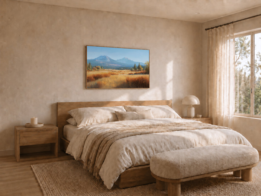Lassen Volcanic National Park Fall Wall Art | California Landscape Painting