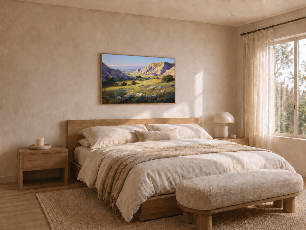 Badlands National Park Spring Wall Art | South Dakota Landscape Painting