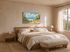 Lake Michigan Summer Wall Art | Midwest Sand Dune Landscape Painting