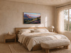 Sedona Spring Sunset Wall Art | Arizona Red Rock Landscape Painting