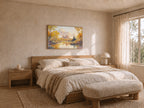 Cathedral Rock Fall Sunrise Wall Art | Sedona Arizona Red Rock Painting