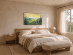 Adirondack Mountains Summer Sunset Wall Art | New York Mountain Painting