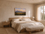 Grand Teton National Park Spring Sunset Wall Art | Wyoming Mountain Landscape Painting