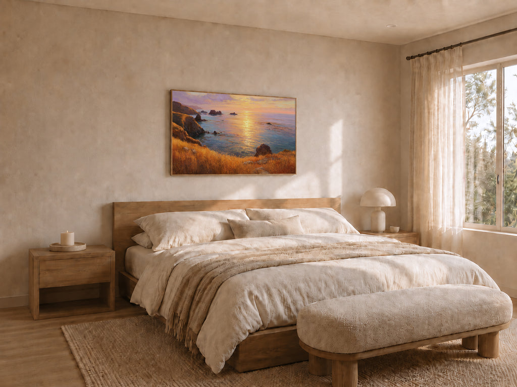 Channel Islands National Park Summer Sunset Wall Art | California Coastal Landscape Painting