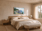 Acadia National Park Summer Wall Art | Maine Coastline Landscape Painting