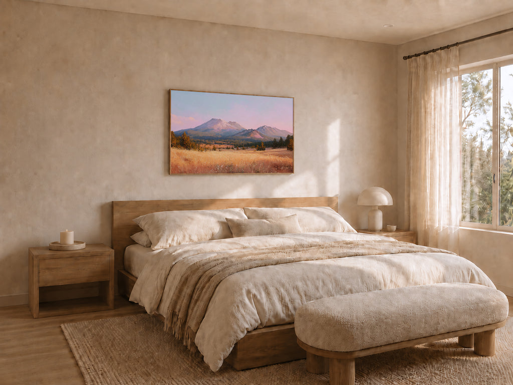 Lassen Volcanic National Park Summer Sunrise Wall Art | California Landscape Painting