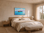 Molokini Crater Spring Wall Art | Hawaii Maui Tropical Ocean Landscape Painting