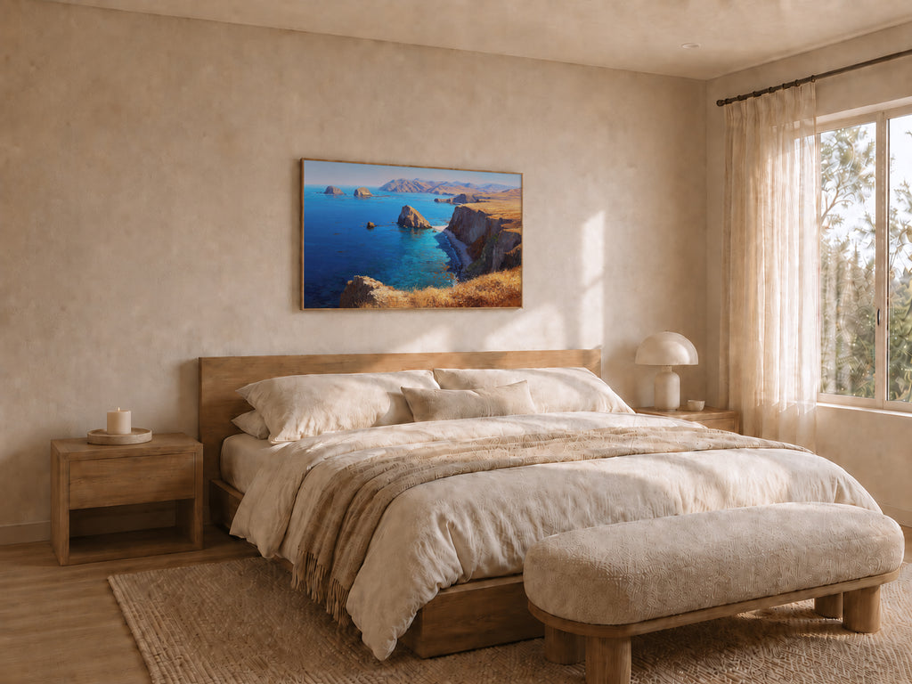 Channel Islands National Park Fall Wall Art | California Coastal Landscape Painting