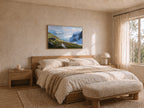 Harding Icefield Spring Wall Art | Kenai Fjords National Park Alaska Landscape Painting