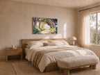 Half Moon Bay Summer Sunrise Wall Art | California Cypress Tree Tunnel Painting