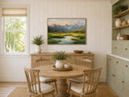 Denali National Park Summer Sunrise Wall Art | Alaska Mountain Landscape Painting