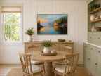 Lake Superior Summer Sunrise Wall Art | Minnesota Coastal Landscape Painting
