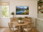 Stanley Lake Spring Wall Art | Idaho Sawtooth Mountain Landscape Painting