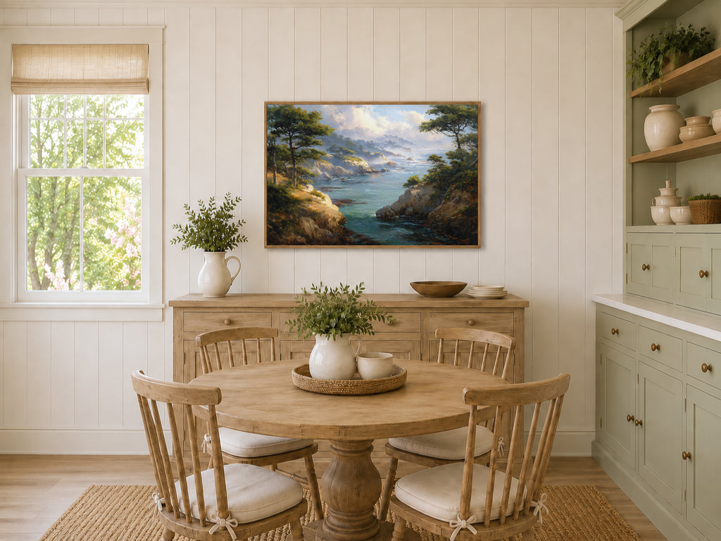 Point Lobos Winter Wall Art | California Monterey Coastal Landscape Painting