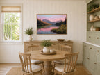 Stanley Lake Summer Sunrise Wall Art | Idaho Sawtooth Mountain Landscape Painting