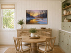 Cuyahoga Valley National Park Winter Sunset Wall Art | Ohio River Landscape Painting