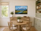 Grand Teton National Park Summer Wall Art | Wyoming Mountain Landscape Painting