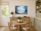 Lake Superior Winter Wall Art | Minnesota Lakeside Landscape Painting