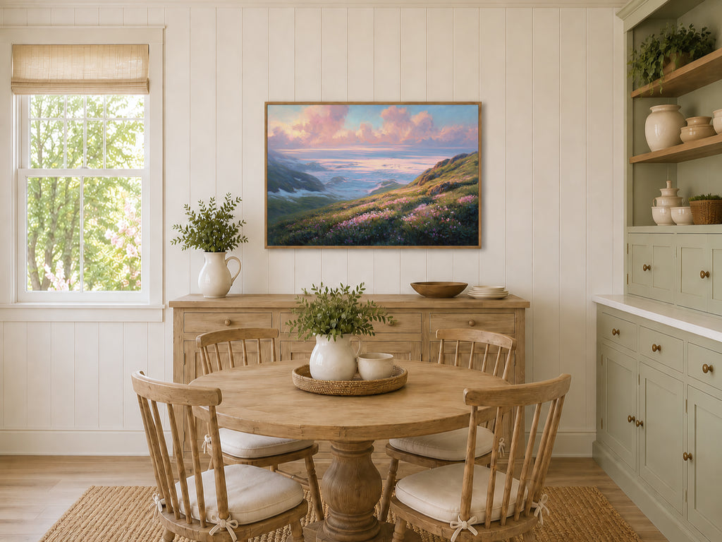 Harding Icefield Summer Sunrise Wall Art | Kenai Fjords National Park Alaska Landscape Painting