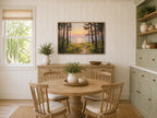 Lake Michigan Summer Sunrise Wall Art | Midwest Lakeside Landscape Painting