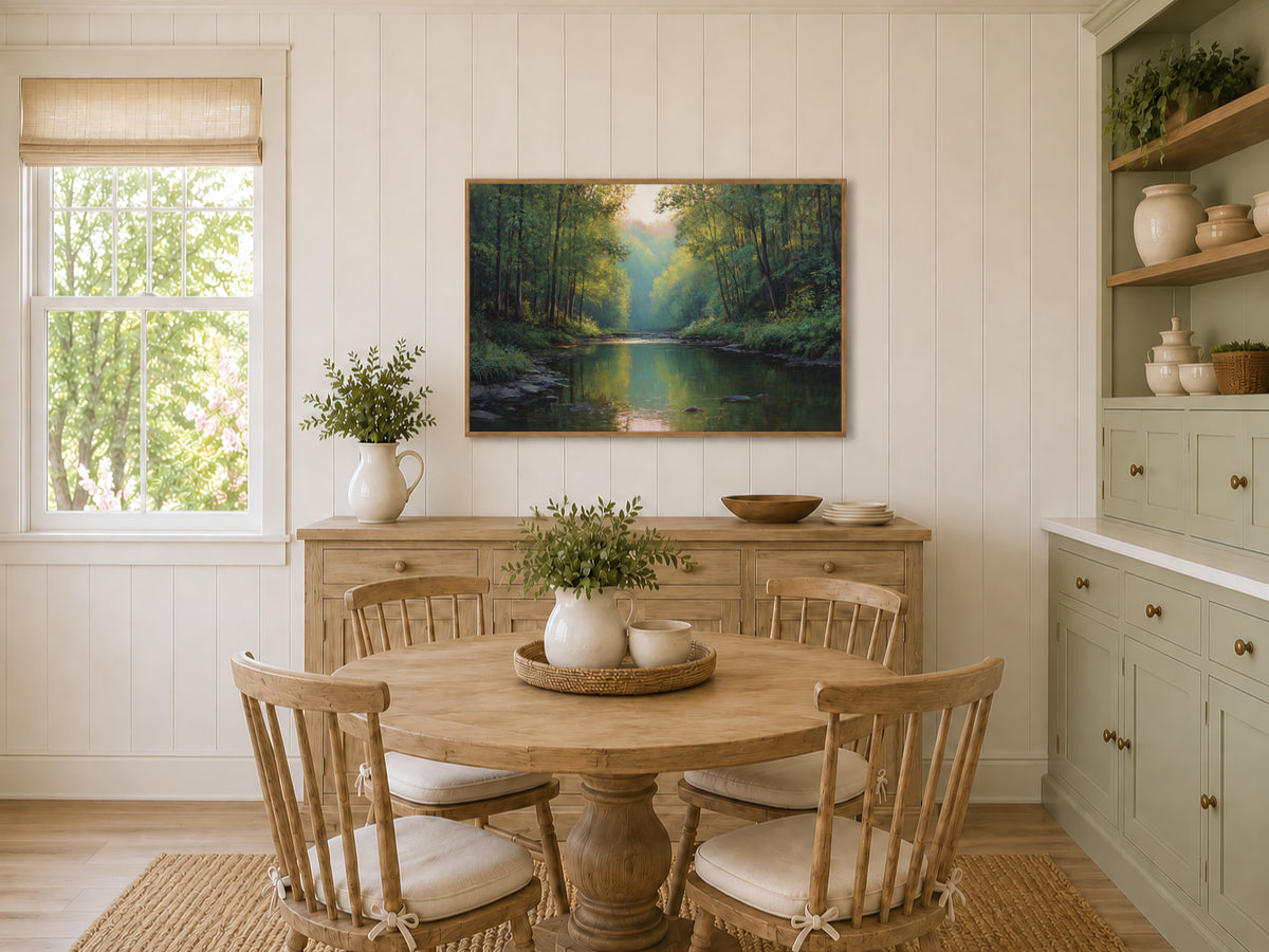 Cuyahoga Valley National Park Summer Sunrise Wall Art | Ohio River Landscape Painting