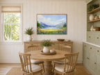 Waterton Lakes National Park Spring Wall Art | Canada Lakeside Painting