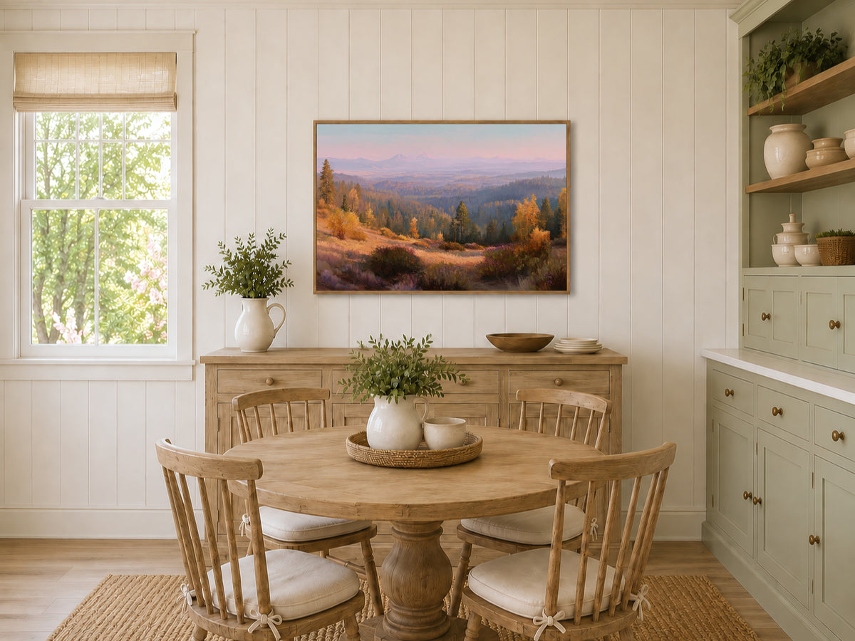 Lassen Volcanic National Park Fall Sunrise Wall Art | California Landscape Painting