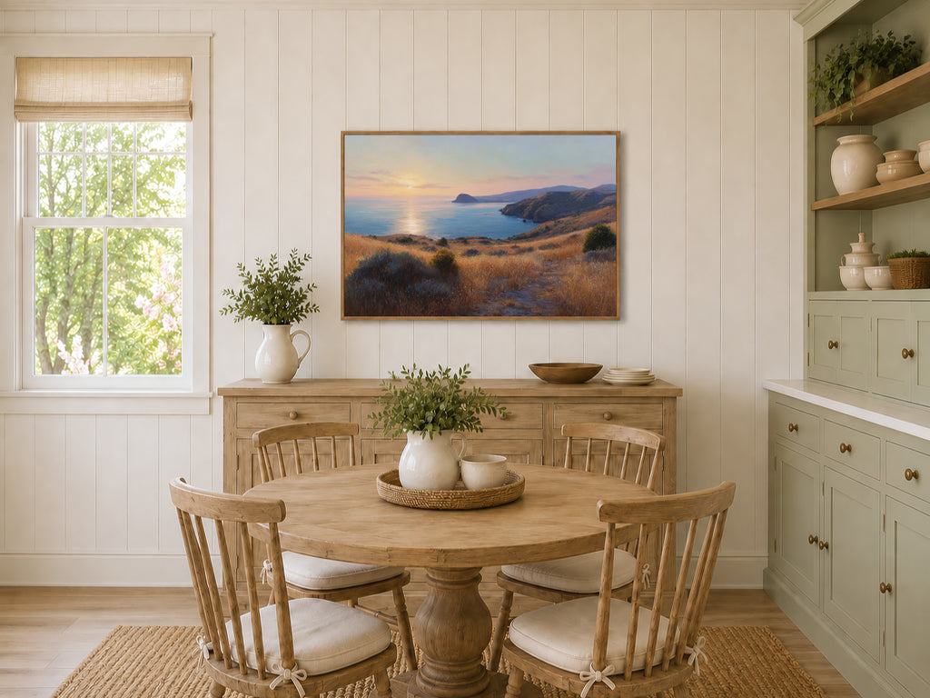 Channel Islands National Park Summer Sunrise Wall Art | California Coastal Landscape Painting