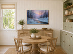 Cuyahoga Valley National Park Winter Sunrise Wall Art | Ohio River Landscape Painting