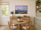Denali National Park Spring Sunrise Wall Art | Alaska Mountain Landscape Painting