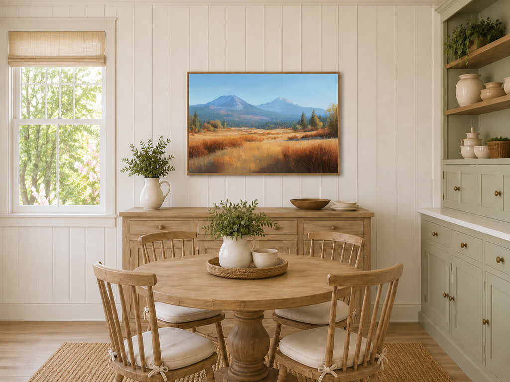 Lassen Volcanic National Park Fall Wall Art | California Landscape Painting
