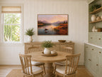 Stanley Lake Fall Sunrise Wall Art | Idaho Sawtooth Mountain Landscape Painting