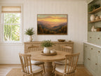 Great Smoky Mountains National Park Fall Sunset Wall Art | North Carolina Tennessee Landscape Painting
