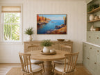 Lake Superior Fall Wall Art | Minnesota Rocky Fall Foliage Painting
