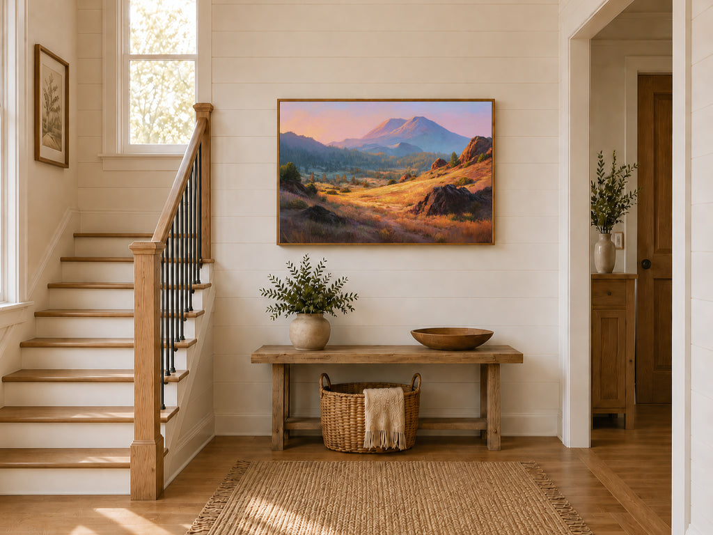 Lassen Volcanic National Park Summer Sunset Wall Art | California Landscape Painting