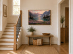 Colchuck Lake Spring Sunrise Wall Art | Washington Landscape Painting