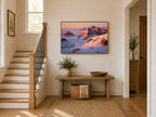 Badlands National Park Winter Sunset Wall Art | South Dakota Landscape Painting